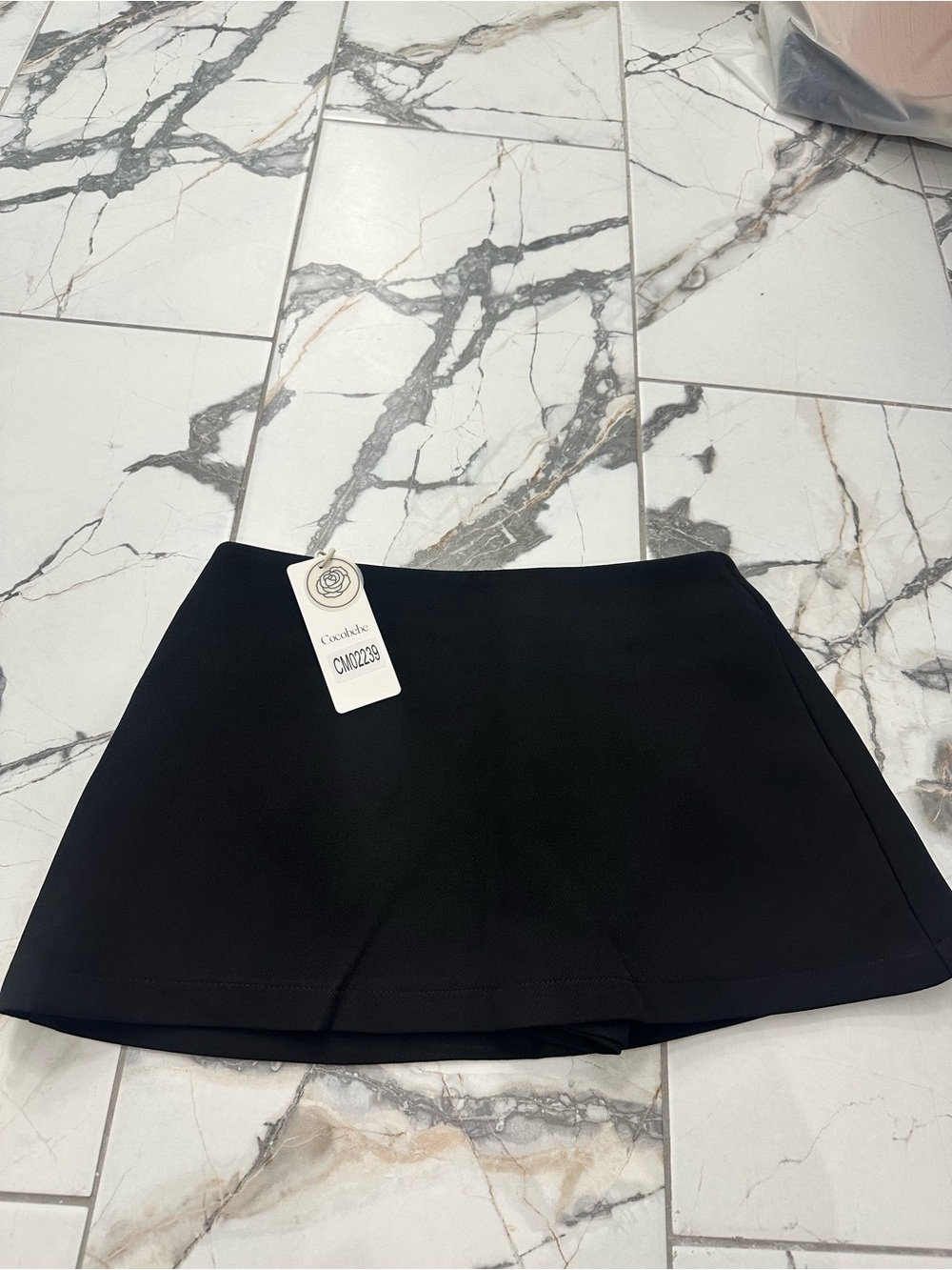 Classic Black A-Line Skort Unbranded